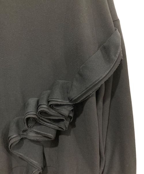 UN3D.（アンスリード）UN3D. (アンスリード) フリルデザインスウェット/522222700101-01 ブラック サイズ:FREEの古着・服飾アイテム