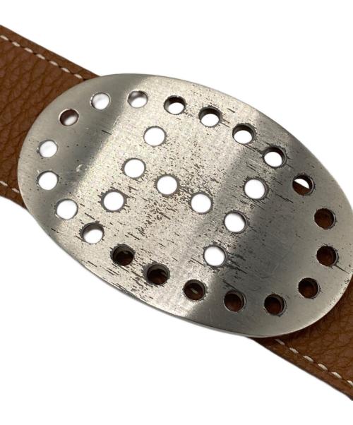 HERMES（エルメス）HERMES (エルメス) エヴリンオーバルベルト ブラウンの古着・服飾アイテム