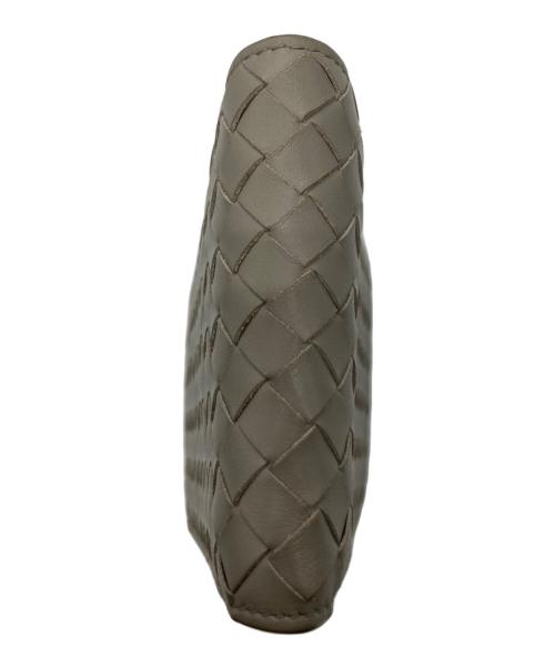 BOTTEGA VENETA（ボッテガベネタ）BOTTEGA VENETA (ボッテガベネタ) 2つ折り財布/イントレチャートレザーウォレット グレーの古着・服飾アイテム