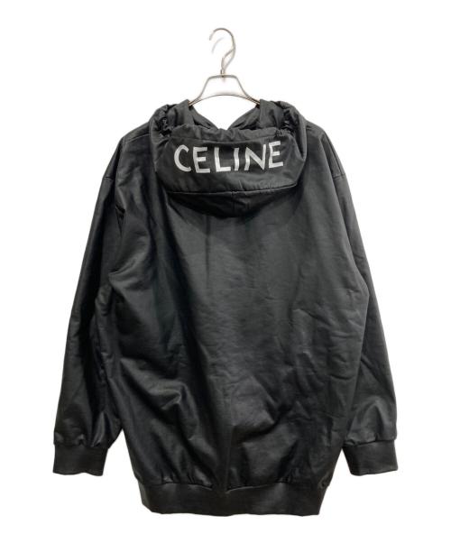 CELINE（セリーヌ）CELINE (セリーヌ) オーバーサイズフーデッドブルゾン/2Y621250Q ブラック サイズ:XLの古着・服飾アイテム