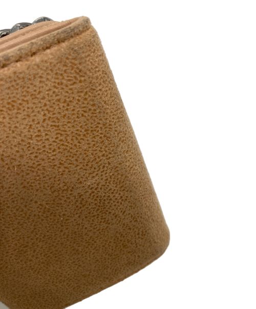 STELLA McCARTNEY（ステラマッカートニー）STELLA McCARTNEY (ステラマッカートニー) ファラベラ ミニウォレット/3つ折り財布 ベージュの古着・服飾アイテム