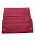 中古・古着 PRADA (プラダ) 長財布 ピンク：9000円