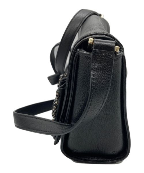 Kate Spade（ケイトスペード）Kate Spade (ケイトスペード) リボンモチーフショルダーバッグ/WKRU4131 ブラックの古着・服飾アイテム