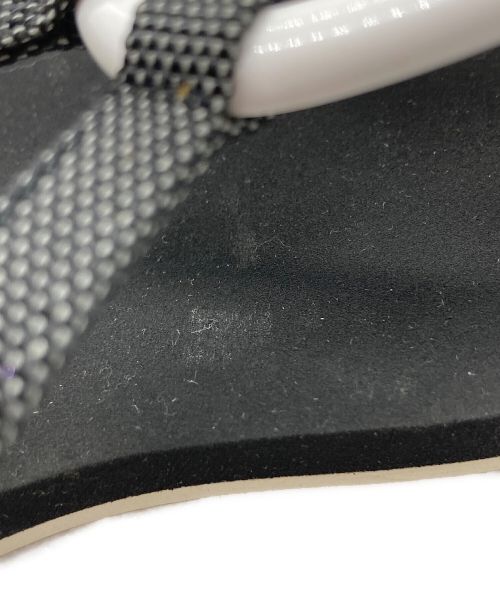 HERMES（エルメス）HERMES (エルメス) Kala Nera シェーヌダンクル ビーチサンダル ホワイト×ブラック サイズ:不明の古着・服飾アイテム