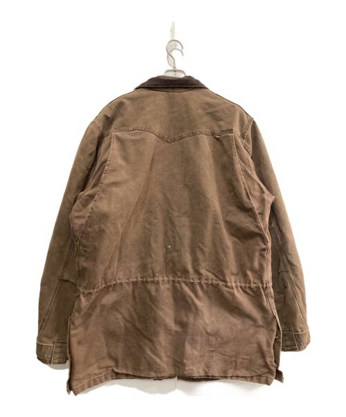 CarHartt（カーハート）CarHartt (カーハート) コーデュロイカラーダック地カバーオール ベージュ サイズ:XLの古着・服飾アイテム