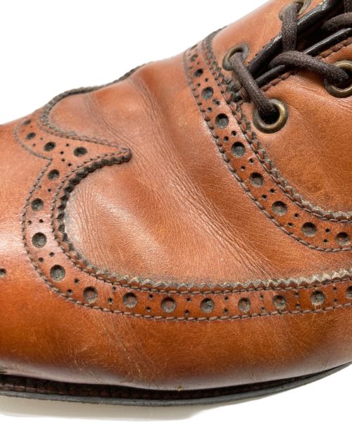 Alden（オールデン）Alden (オールデン) ウィングチップシューズ ブラウン サイズ:11の古着・服飾アイテム