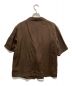 BALLSEY (ボールジィ) ドビーサテンシャツジャケット ブラウン サイズ:36：4000円