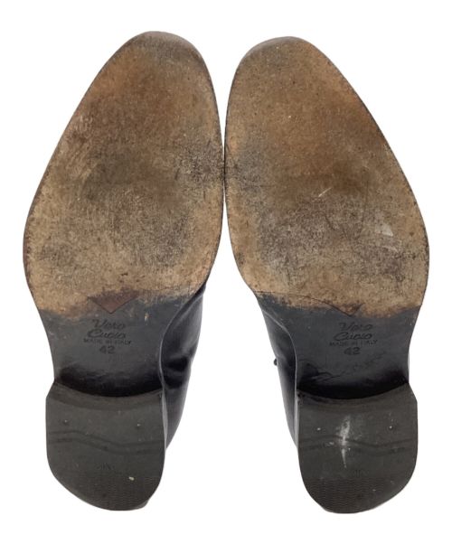 Trading post（トレーディングポスト）Trading post (トレーディングポスト) レースアップシューズ ブラック サイズ:42の古着・服飾アイテム