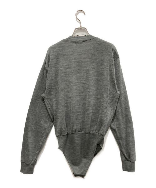 RYU KAGA（リュウ カガ）RYU KAGA (リュウ カガ) Leotard cardigan グレー サイズ:38 未使用品の古着・服飾アイテム
