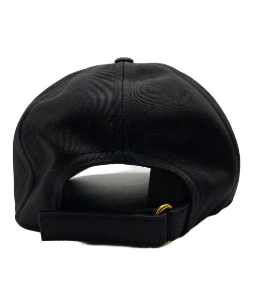 GUCCI（グッチ）GUCCI (グッチ) エンボス ベースボールキャップ ブラック サイズ:XLの古着・服飾アイテム
