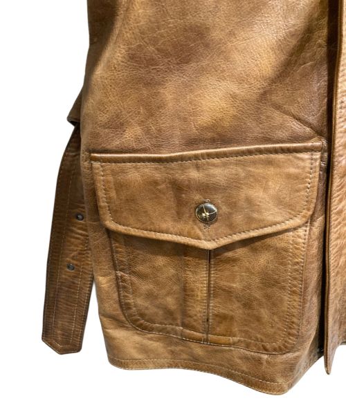 BELSTAFF（ベルスタッフ）BELSTAFF (ベルスタッフ) レザージャケット ブラウン サイズ:Mの古着・服飾アイテム