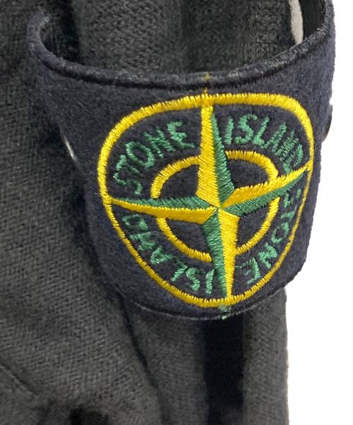 STONE ISLAND（ストーンアイランド）STONE ISLAND (ストーンアイランド) ドライバーズニット ブラック サイズ:Lの古着・服飾アイテム