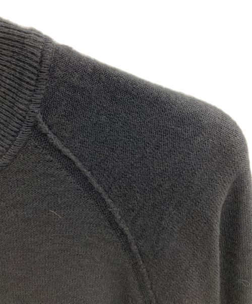 STONE ISLAND（ストーンアイランド）STONE ISLAND (ストーンアイランド) ドライバーズニット ブラック サイズ:Lの古着・服飾アイテム