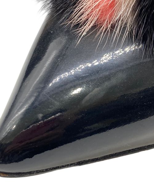 FENDI（フェンディ）FENDI (フェンディ) ファーパンプス ブラック サイズ:35の古着・服飾アイテム