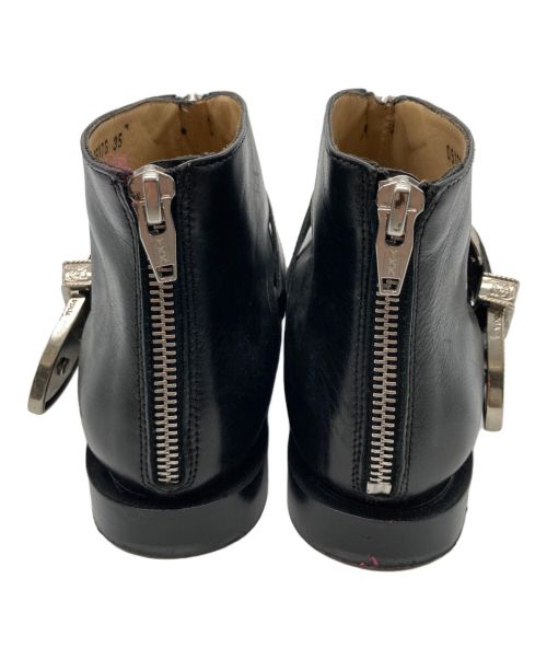 TOGA PULLA（トーガ プルラ）TOGA PULLA (トーガ プルラ) ベルテッドブーツ ブラック サイズ:35の古着・服飾アイテム