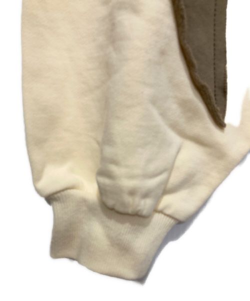 WANNA（ワナ）WANNA (ワナ) “YIN YANG” HOODIE ベージュ×オリーブ サイズ:1の古着・服飾アイテム