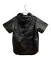 WANNA (ワナ) ECO LEATHER Hooded sharlock S/S shirts ブラック サイズ:1：7000円
