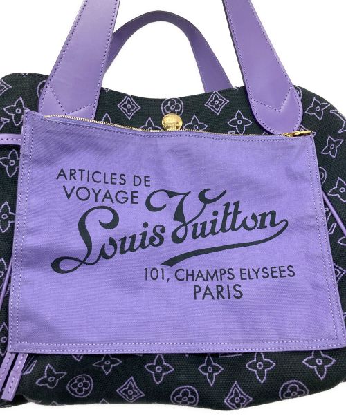 LOUIS VUITTON（ルイ ヴィトン）LOUIS VUITTON (ルイ ヴィトン) カバ イパネマ PM ブラック×パープルの古着・服飾アイテム
