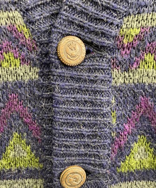 WARMLINE（ウォームライン）WARMLINE (ウォームライン) Vネックカーディガン ネイビー サイズ:下記参照の古着・服飾アイテム