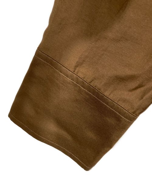 theory（セオリー）theory (セオリー) シアーシャーリングボーイフレンドシャツ ブラウン サイズ:Sの古着・服飾アイテム