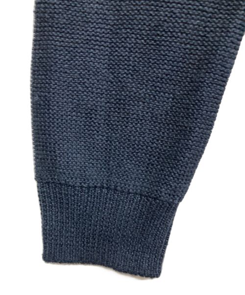 theory（セオリー）theory (セオリー) エルボーパッチクルーネックプルオーバー ネイビー サイズ:Sの古着・服飾アイテム