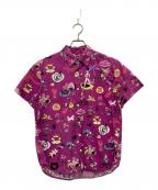 stussyステューシー）の古着「柄シャツ」｜パープル