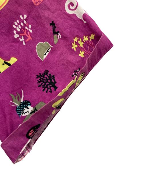 stussy（ステューシー）stussy (ステューシー) 柄シャツ パープル サイズ:Sの古着・服飾アイテム