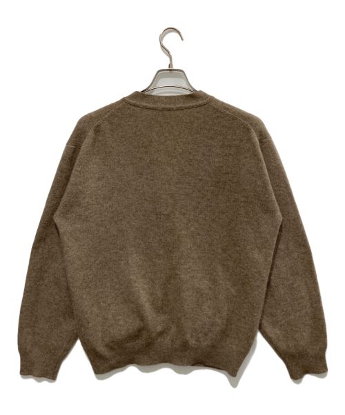 corsini（コルシーニ）corsini (コルシーニ) Vネックカシミヤカーディガン ベージュ サイズ:48の古着・服飾アイテム