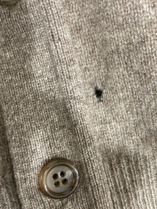 corsini（コルシーニ）corsini (コルシーニ) Vネックカシミヤカーディガン ベージュ サイズ:48の古着・服飾アイテム