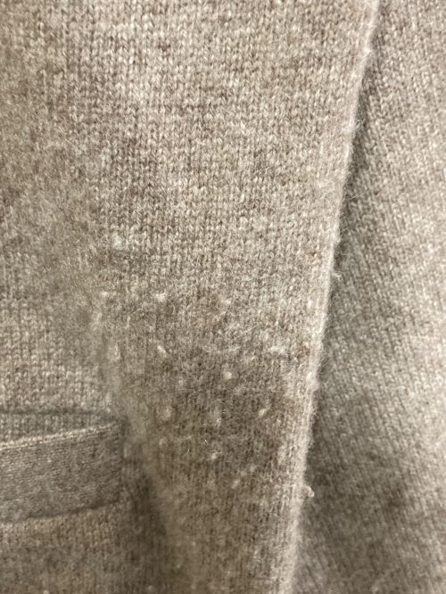 corsini（コルシーニ）corsini (コルシーニ) Vネックカシミヤカーディガン ベージュ サイズ:48の古着・服飾アイテム