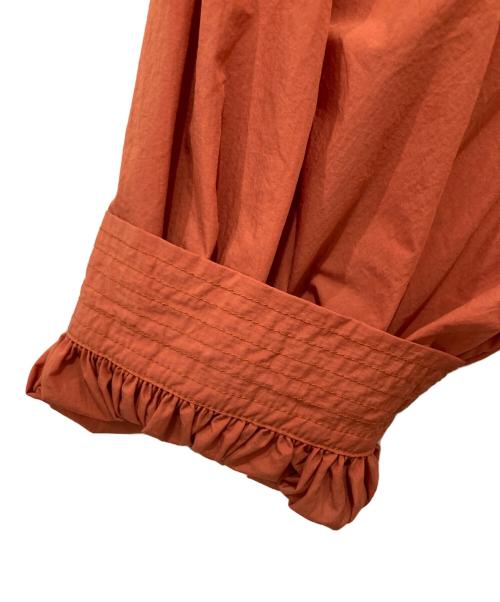 Spick and Span（スピックアンドスパン）Spick and Span (スピックアンドスパン) ナイロンギャザーワンピース オレンジ サイズ:下記参照の古着・服飾アイテム