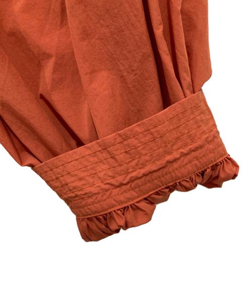 Spick and Span（スピックアンドスパン）Spick and Span (スピックアンドスパン) ナイロンギャザーワンピース オレンジ サイズ:下記参照の古着・服飾アイテム