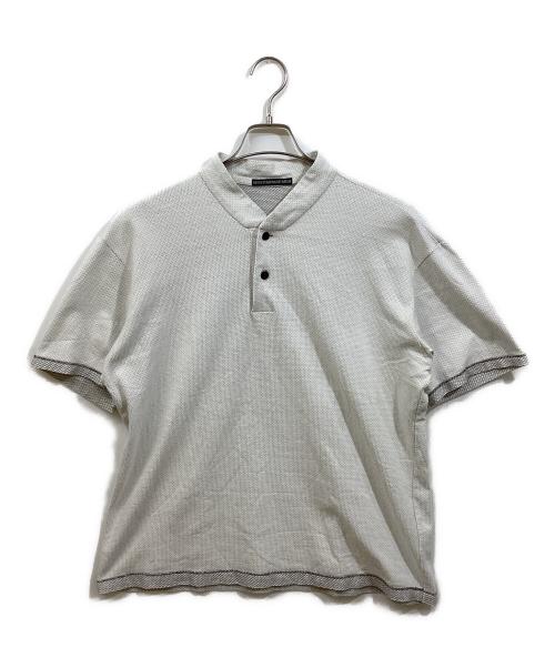 ISSEY MIYAKE MEN（イッセイミヤケメン）ISSEY MIYAKE MEN (イッセイミヤケメン) ヘンリーネックTシャツ ホワイト サイズ:3の古着・服飾アイテム