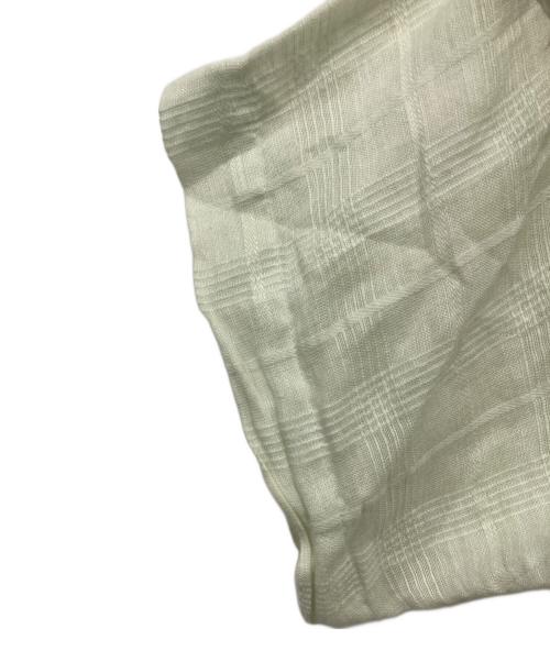 POLO RALPH LAUREN（ポロ・ラルフローレン）POLO RALPH LAUREN (ポロ・ラルフローレン) リネンコットンオープンカラーシャツ グリーン サイズ:Mの古着・服飾アイテム