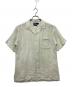 POLO RALPH LAUREN（ポロ・ラルフローレン）の古着「リネンコットンオープンカラーシャツ」｜グリーン
