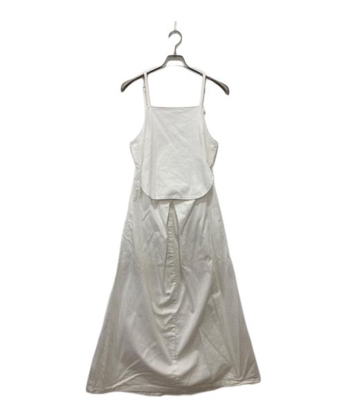 LEE（リー）LEE (リー) Ameri (アメリ) デニムキャミソールドレス ホワイト サイズ:Mの古着・服飾アイテム