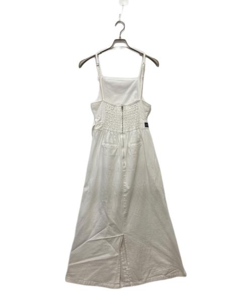 LEE（リー）LEE (リー) Ameri (アメリ) デニムキャミソールドレス ホワイト サイズ:Mの古着・服飾アイテム