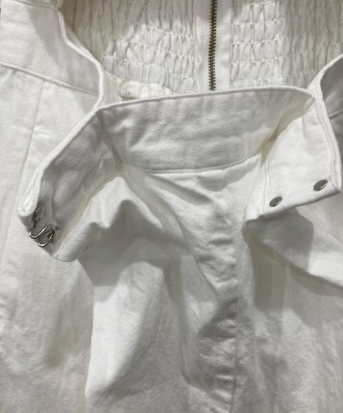 LEE（リー）LEE (リー) Ameri (アメリ) デニムキャミソールドレス ホワイト サイズ:Mの古着・服飾アイテム