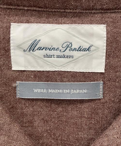 Marvine Pontiak Shirt Makers（マーヴィンポンティアックシャツメイカーズ）Marvine Pontiak Shirt Makers (マーヴィンポンティアックシャツメイカーズ) マービンポンティアック半袖シャツ ブラウン サイズ:ONEの古着・服飾アイテム