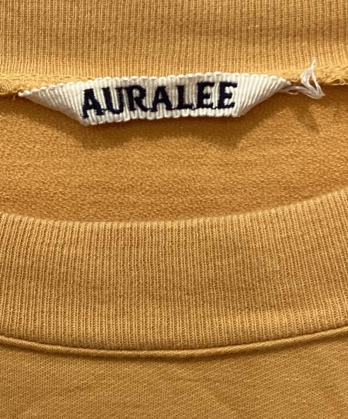 AURALEE（オーラリー）AURALEE (オーラリー) SUPER HIGH GAUGE NAPPED SWEAT TEE イエロー サイズ:5の古着・服飾アイテム