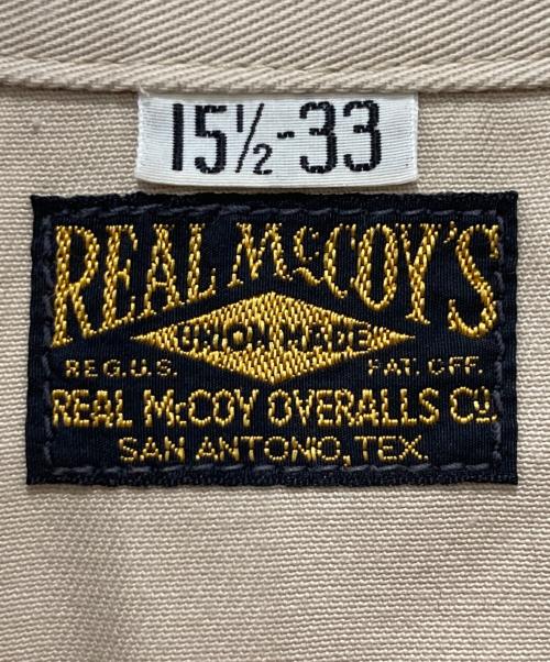 THE REAL McCOY'S（ザ・リアルマッコイズ）THE REAL McCOY'S (ザ・リアルマッコイズ) 半袖シャツ ベージュ サイズ:15 1/2-33の古着・服飾アイテム