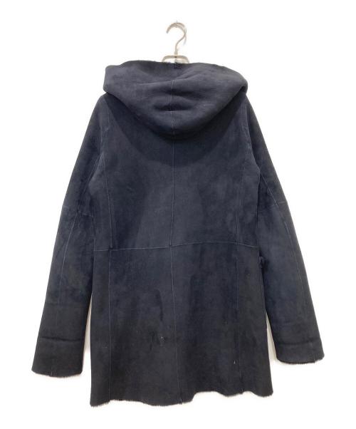 unknown（アンノウン）unknown (アンノウン) ムートンコート ネイビー サイズ:記載なしの為実寸参照の古着・服飾アイテム