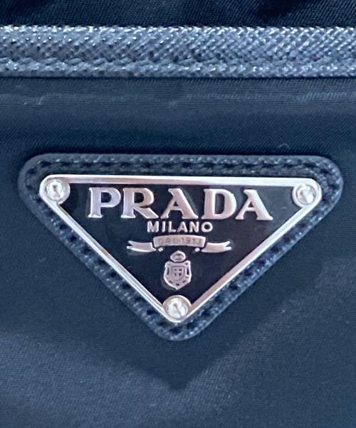 PRADA（プラダ）PRADA (プラダ) RE-NYLONショルダーバッグ ブラックの古着・服飾アイテム