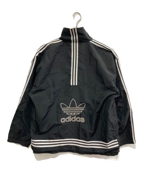 adidas（アディダス）adidas (アディダス) トランクトップジャージ/80's/万国旗タグ ブラック サイズ:Lの古着・服飾アイテム