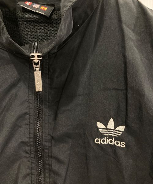 adidas（アディダス）adidas (アディダス) トランクトップジャージ/80's/万国旗タグ ブラック サイズ:Lの古着・服飾アイテム