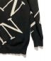 中古・古着 VALENTINO (ヴァレンティノ) ロゴウールカシミヤニット ブラック サイズ:S：22000円