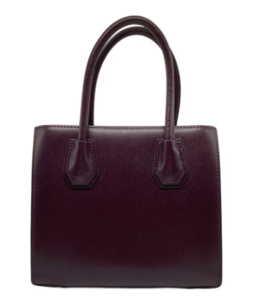 MICHAEL KORS（マイケル・コース）MICHAEL KORS (マイケルコース) Mercer Studded Leather Crossbody/ハンドバッグ/ショルダーバッグ パープルの古着・服飾アイテム