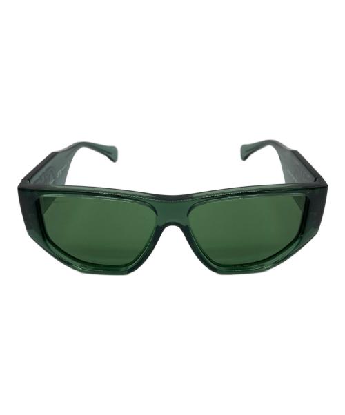 Salvatore Ferragamo（サルヴァトーレ フェラガモ）Salvatore Ferragamo (サルヴァトーレ フェラガモ) ガンチーニクリアサングラス グリーン サイズ:56□13 140の古着・服飾アイテム