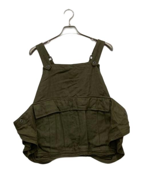 BROWN by 2-tacs（ブラウンバイツータックス）BROWN by 2-tacs (ブラウンバイツータックス) SEED ITベスト オリーブ サイズ:-の古着・服飾アイテム