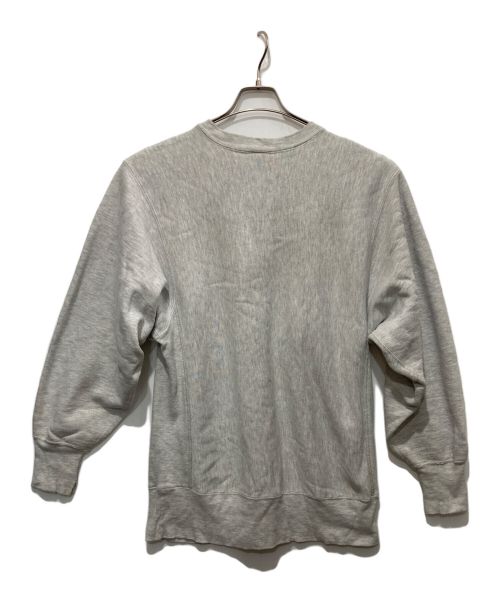 Champion REVERSE WEAVE（チャンピオン リバース ウィーブ）Champion REVERSE WEAVE (チャンピオン リバースウィーブ) 3段プリントスウェット グレー サイズ:XLの古着・服飾アイテム